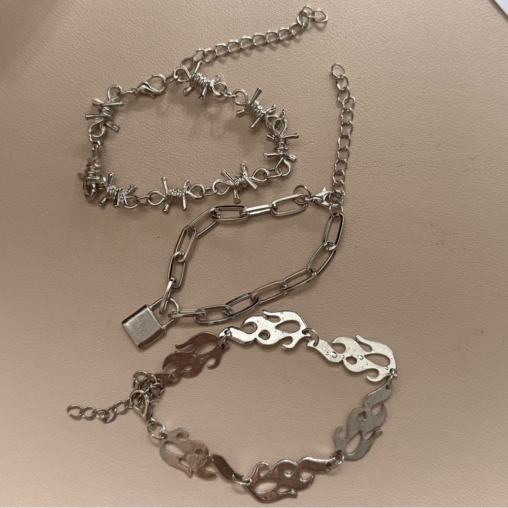 3 Trendy Silver Bracelets